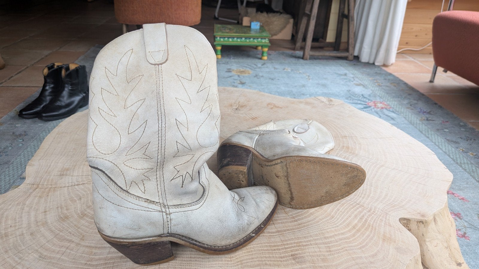 cowboylaarzen wit maat 40, Kleding | Dames, Hoge laarzen, Western World, Verzenden, Wit
