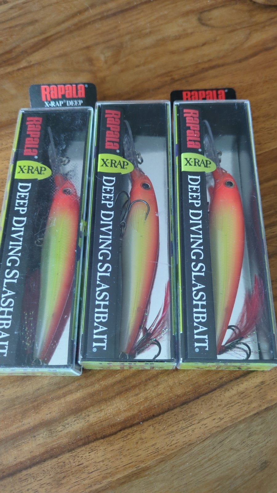 Set van 3 Rapala X-Rap Deep HH te koop. De zeebaars topper!, Ophalen of Verzenden, Nieuw, Kunstaas