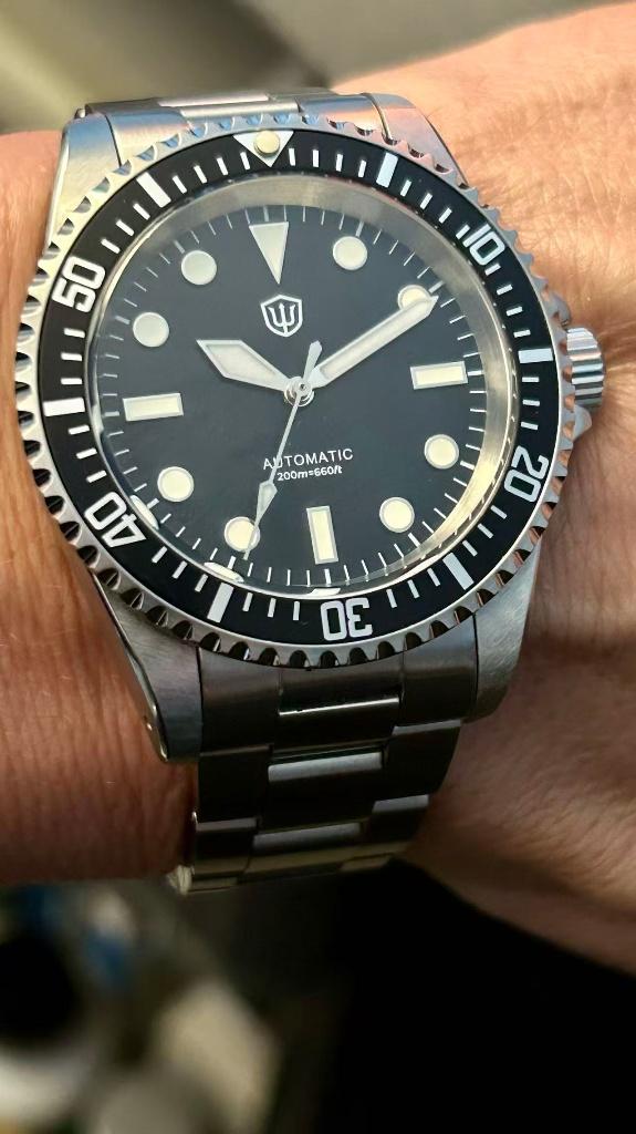 Watchdives Milsub Hommage, Sieraden, Tassen en Uiterlijk, Horloges | Heren, Overige merken, Staal, Staal, Polshorloge