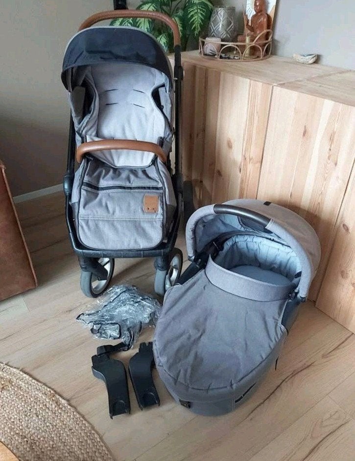 Mutsy Evo, Ophalen, Gebruikt, Verstelbare duwstang, Combiwagen