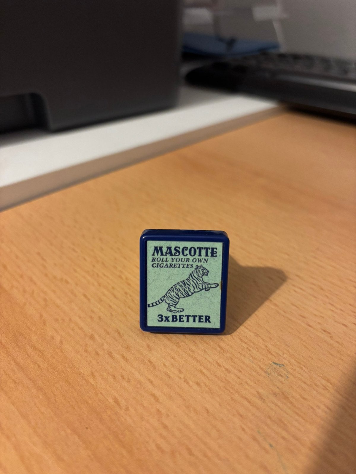 Mascotte cigarettes stempel vintage, Ophalen of Verzenden, Zo goed als nieuw, Sigarenbandjes