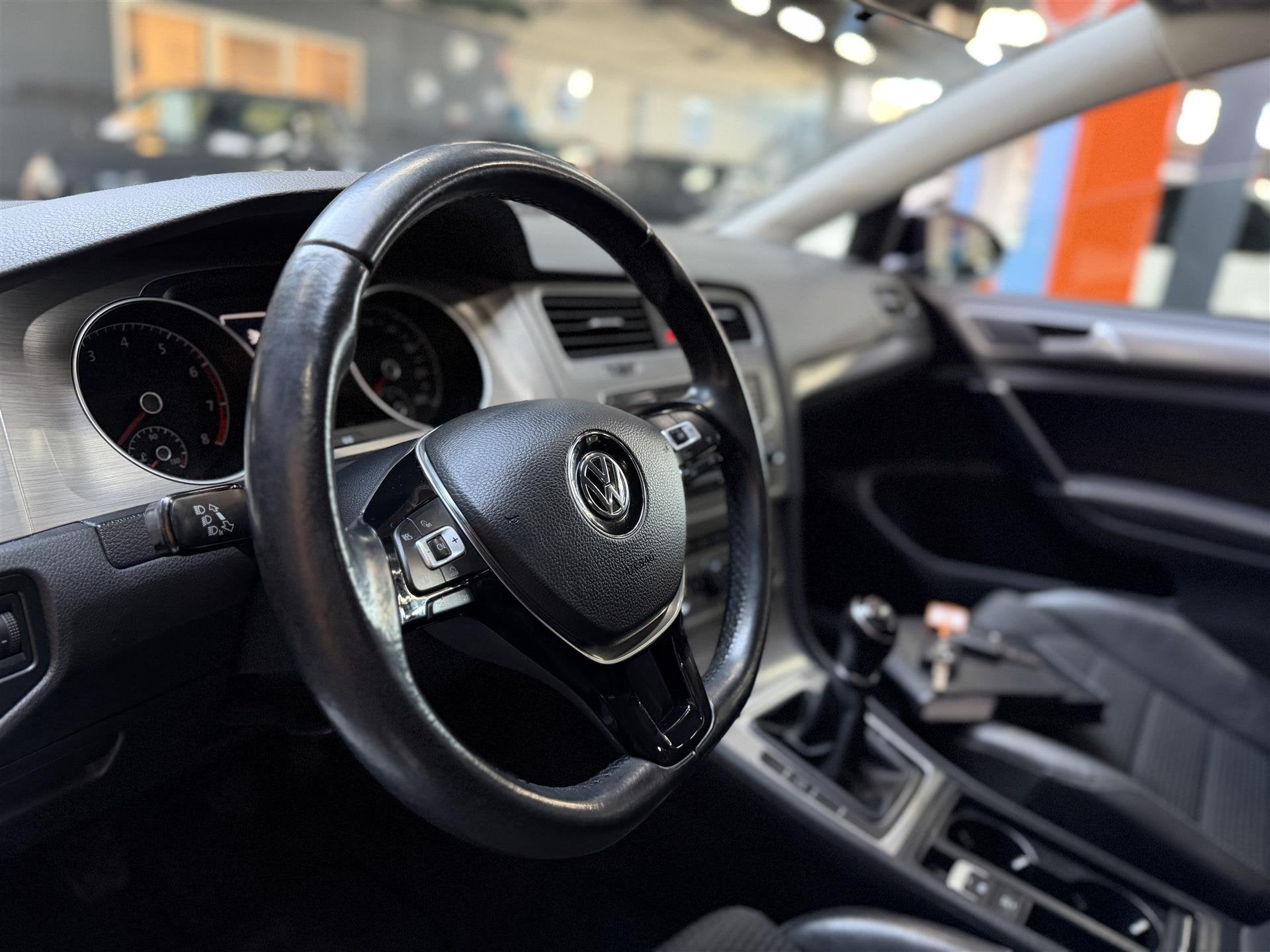 Volkswagen Golf 1.4 TSI R-Line! Maxton! Leer! Navi! Cruise!, Gebruikt, Automatische klimaatregeling, 4 cilinders, Zwart