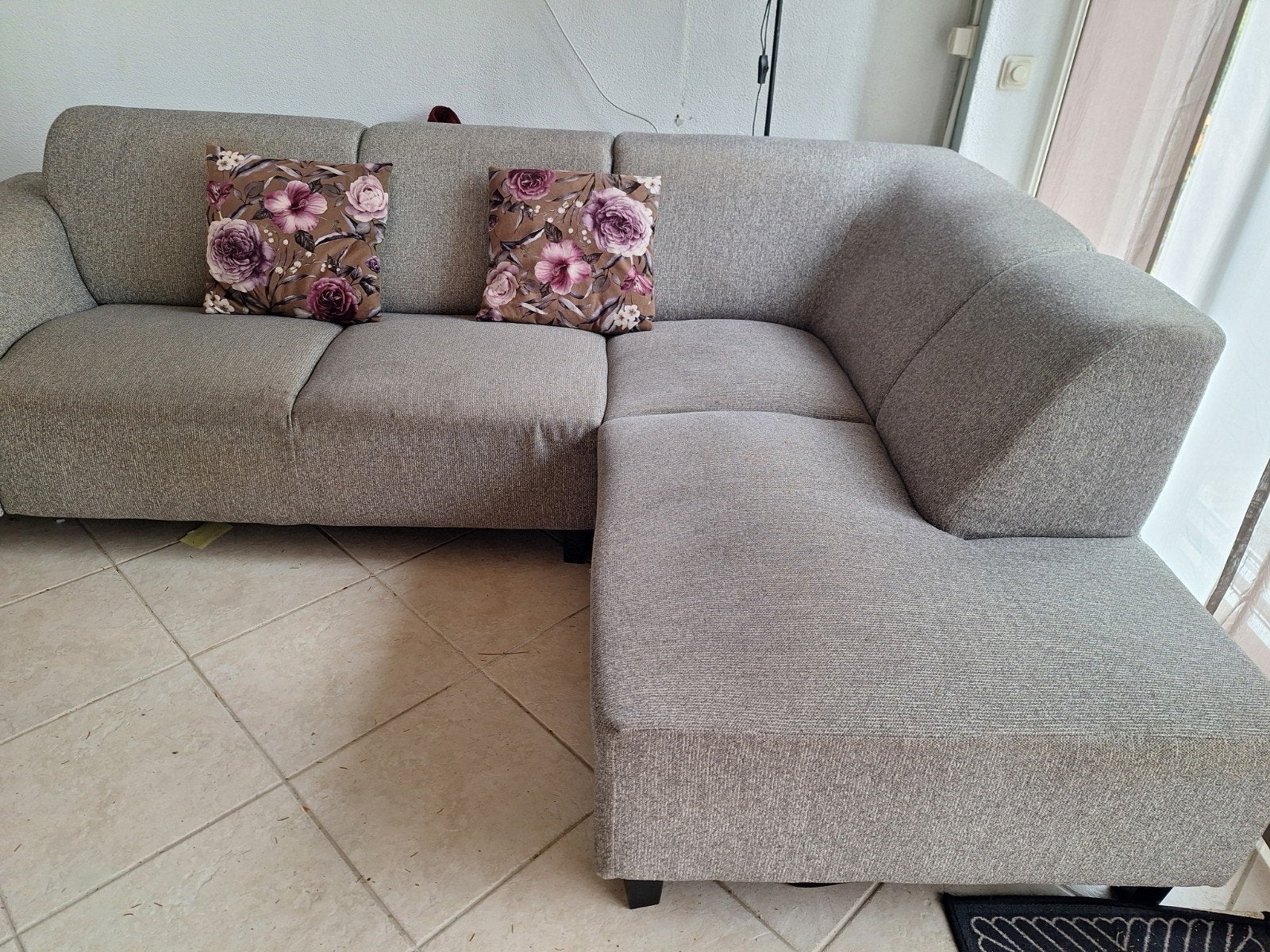 te koop mooie hoekbank, Ophalen, 150 tot 200 cm, Zo goed als nieuw, Stof