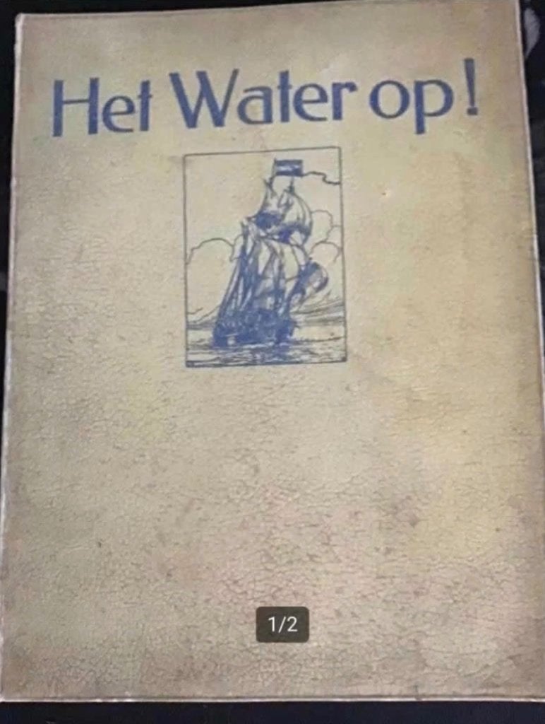 Compleet plaatjesalbum Het Water op! uit 1938, Ophalen of Verzenden, Gelezen, Plaatjesalbum