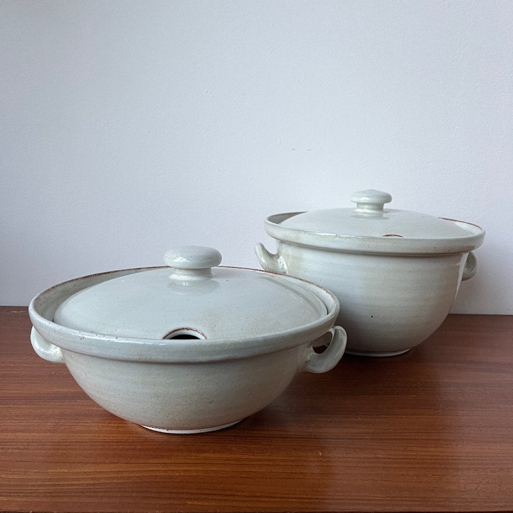 Zaalberg aardewerk schalen met deksel set van 3 jaren 50 60, Ophalen of Verzenden
