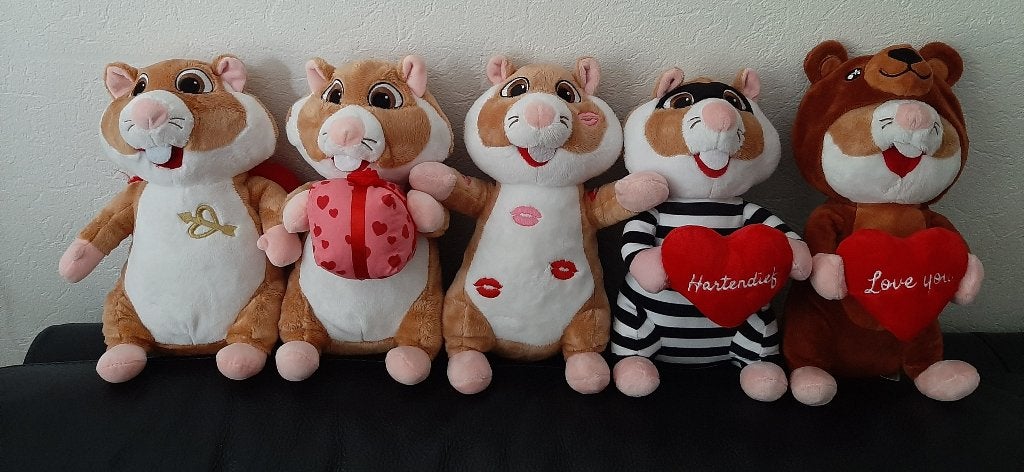 AH hamster knuffels valentijn, Albert Heijn, Verzenden