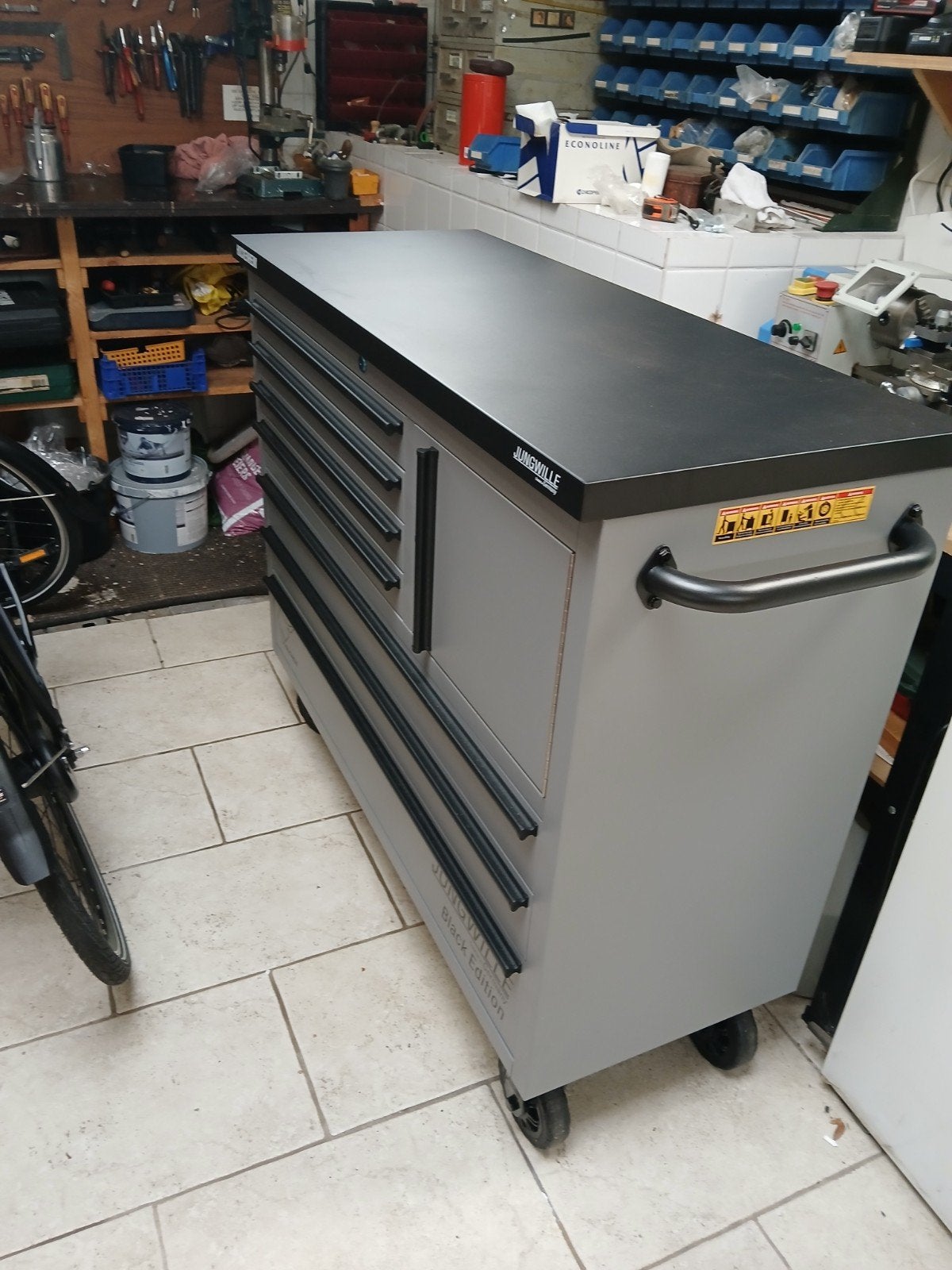 Jungwille Gereedschapswagen Hockenheim Black Edition - 272 d, Doe-het-zelf en Verbouw, Ophalen, Nieuw, Gereedschapsopslag, Overige merken