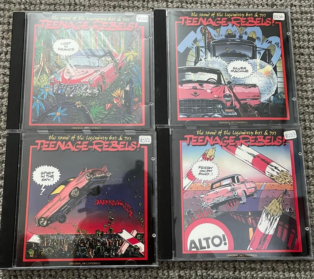 4 CD's The Sound of the Legendary 60's & 70's  Teenage Rebel, Cd's en Dvd's, Ophalen of Verzenden, 1960 - 1969, Zo goed als nieuw