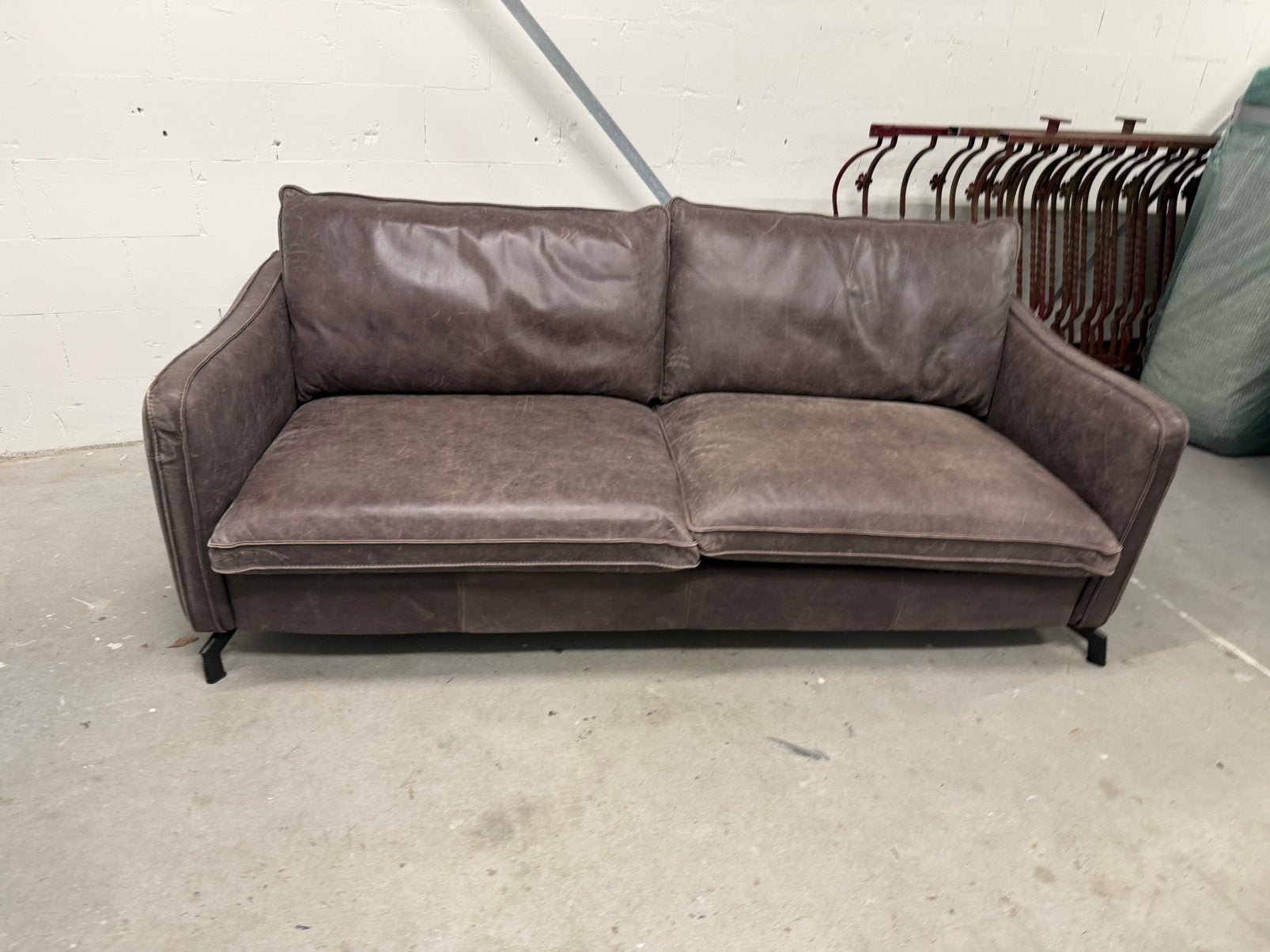 Gebruikte PMP bank, 195 cm breed, Ophalen, Gebruikt, 150 tot 200 cm, Driepersoons