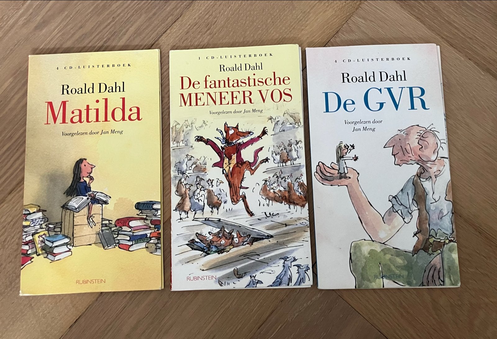 Roald Dahl Luisterboeken: Matilda, Meneer Vos, De GVR (CD), Ophalen of Verzenden, Zo goed als nieuw, Fictie