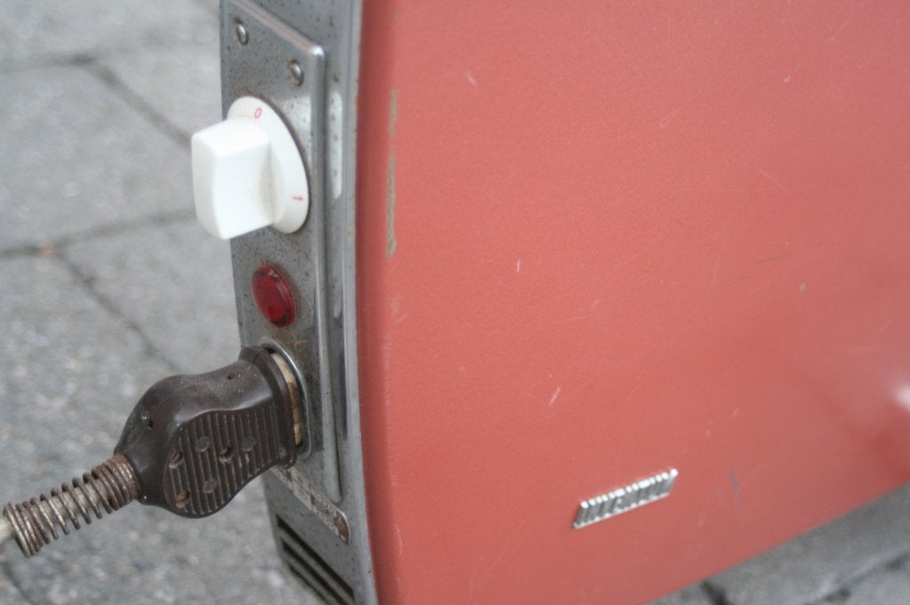 Inventum kachel (ontwerp Wim Rietveld) jaren 60, Gebruikt, Overige soorten, Elektrisch, Ophalen of Verzenden