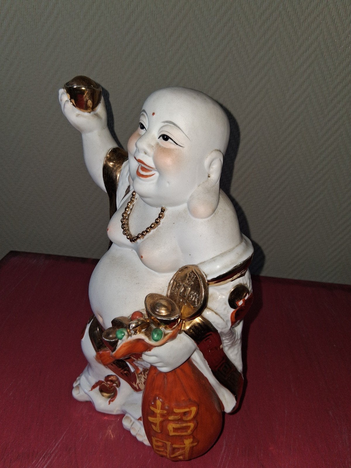 Chinese lachende boeddha beeld, Huis en Inrichting, Woonaccessoires | Boeddhabeelden, Ophalen