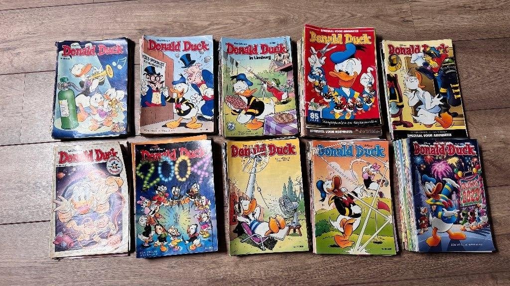 Donald Duck strips 150 stuks, Gelezen, Europa, Ophalen of Verzenden, Meerdere comics