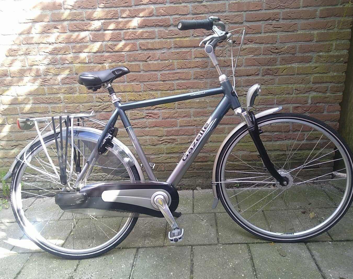 Nette Gazelle Orange plus Herenfiets 28 Inch 7 Versnellingen, Versnellingen, Ophalen of Verzenden, Zo goed als nieuw, 57 tot 61 cm