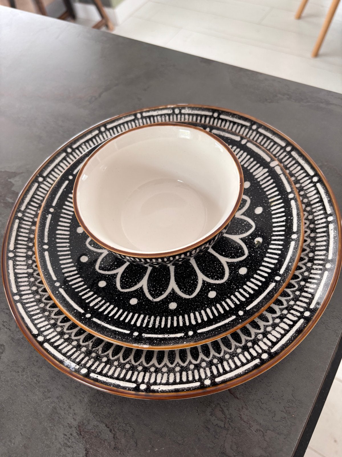 Servies set, Huis en Inrichting, Keuken | Servies, Ophalen, Keramiek, Zo goed als nieuw, Overige stijlen