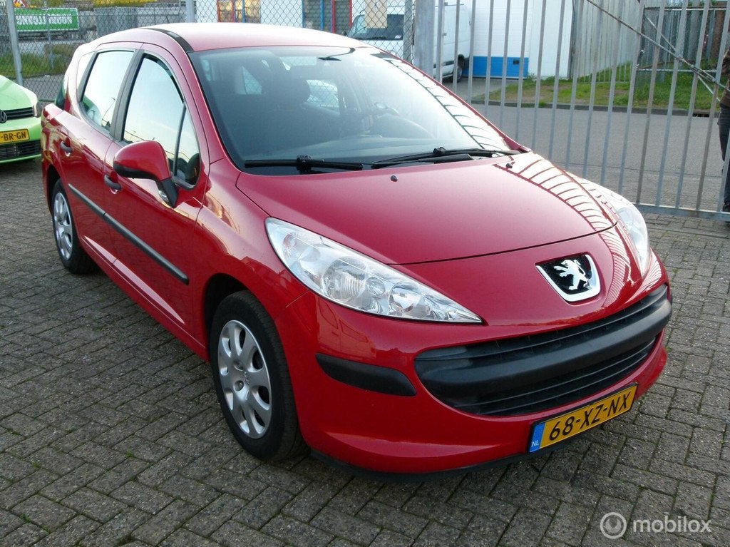 Keurige Peugeot 207 SW 1.4 NIEUWE APK 06-2027 koude AIRCO, Auto's, Peugeot, Voorwielaandrijving, 15 km/l, 4 cilinders, Handgeschakeld