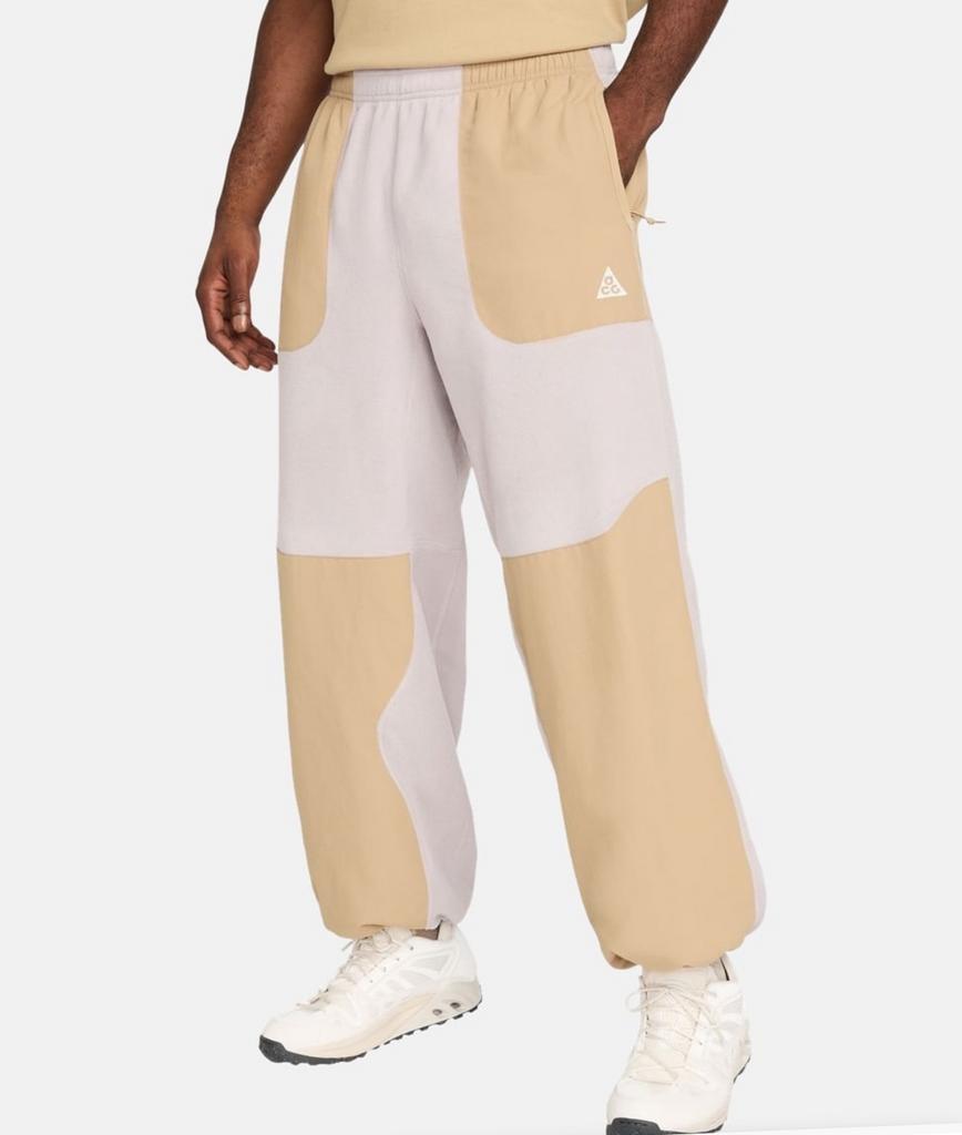 Nike ACG Polartec Fleece Broek - Beige/Lila, Ophalen of Verzenden, Nieuw, Maat 52/54 (L), Beige