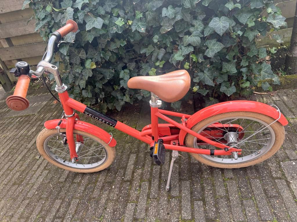 Veloretti Kinderfiets 16 inch - Maxi - Roze, Ophalen of Verzenden, Gebruikt, 16 tot 20 inch
