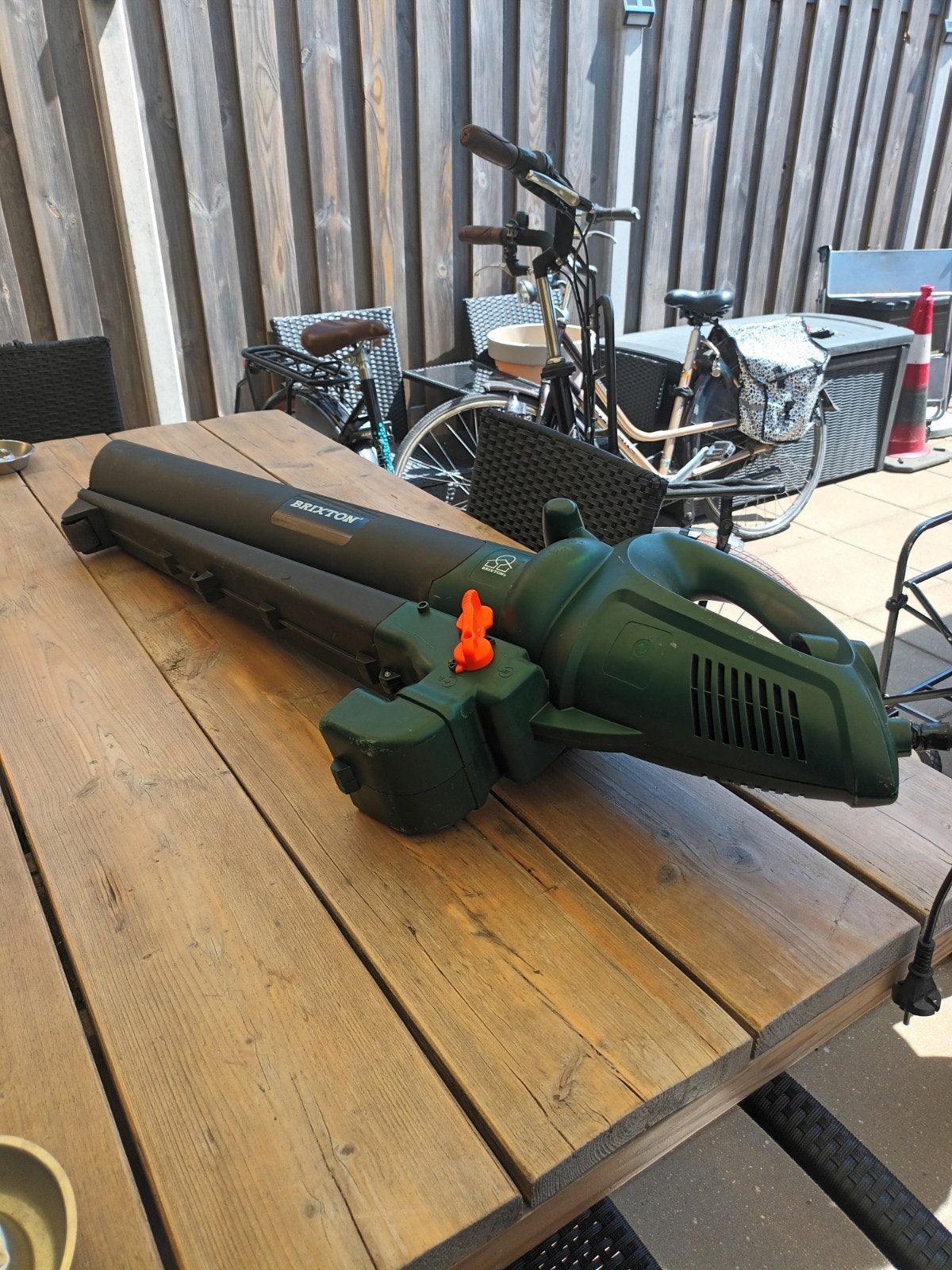 Te koop een brixton bladblazer, Tuin en Terras, Bladblazers, Ophalen, Gebruikt, Elektrisch