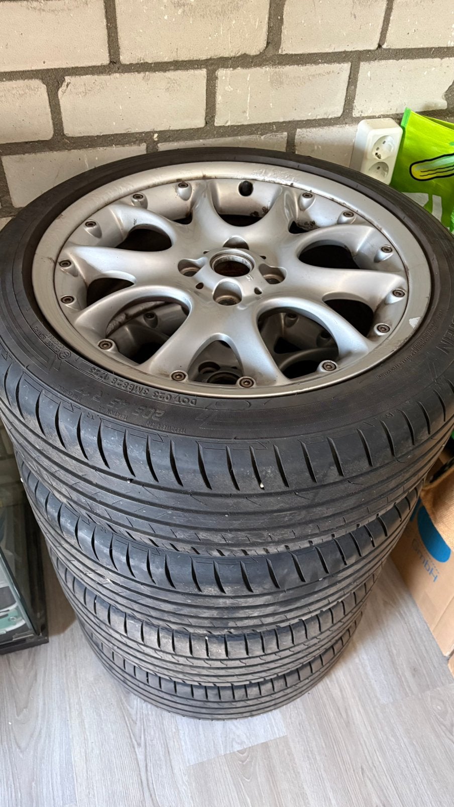 RONAL webspokes R98 4x100 2 delig 17”, 17 inch, Zomerbanden, 205 mm, Ophalen of Verzenden