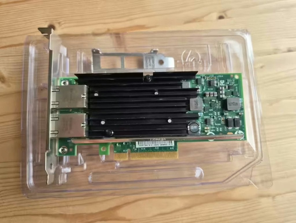 Intel X540 10gbe netwerkkaart voor PC en Synology NAS DSM7, Computers en Software, Ophalen of Verzenden, Zo goed als nieuw, Intern