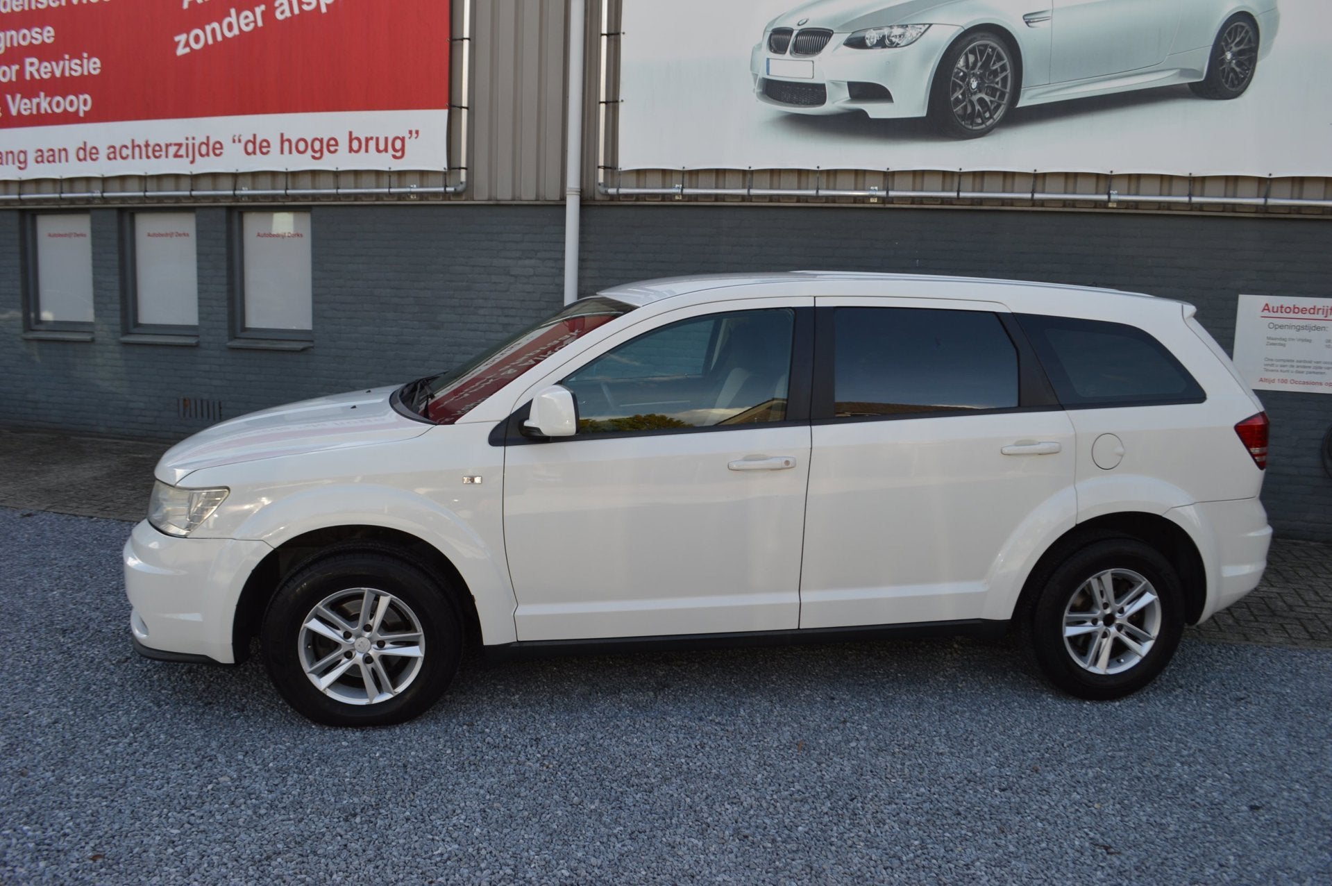 Dodge Journey 2.4 SXT | AUT | Airco | 7 Pers | Navi | PDC, Auto's, Gebruikt, 4 cilinders, Wit, Bedrijf