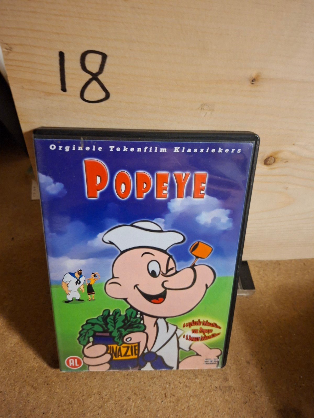 Popeye: Originele Tekenfilm Klassiekers DVD, Tekenfilm, Nederlands, Gebruikt, Bonusmateriaal