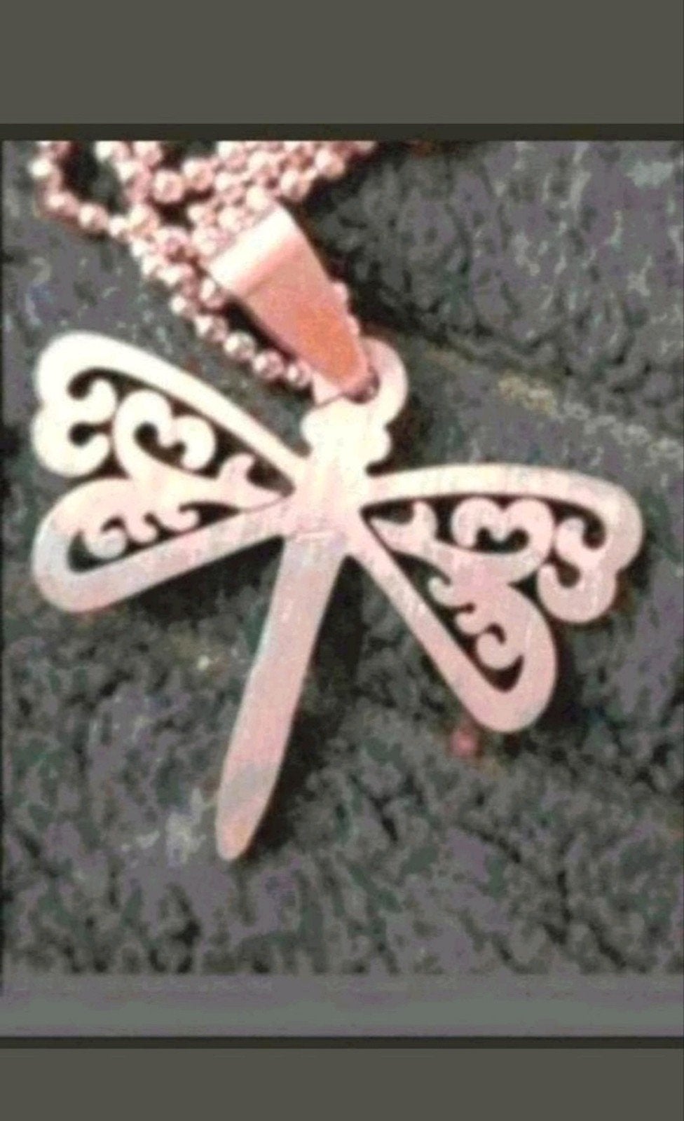 Ketting libelle, Verzenden, Nieuw, Zilver, Met hanger