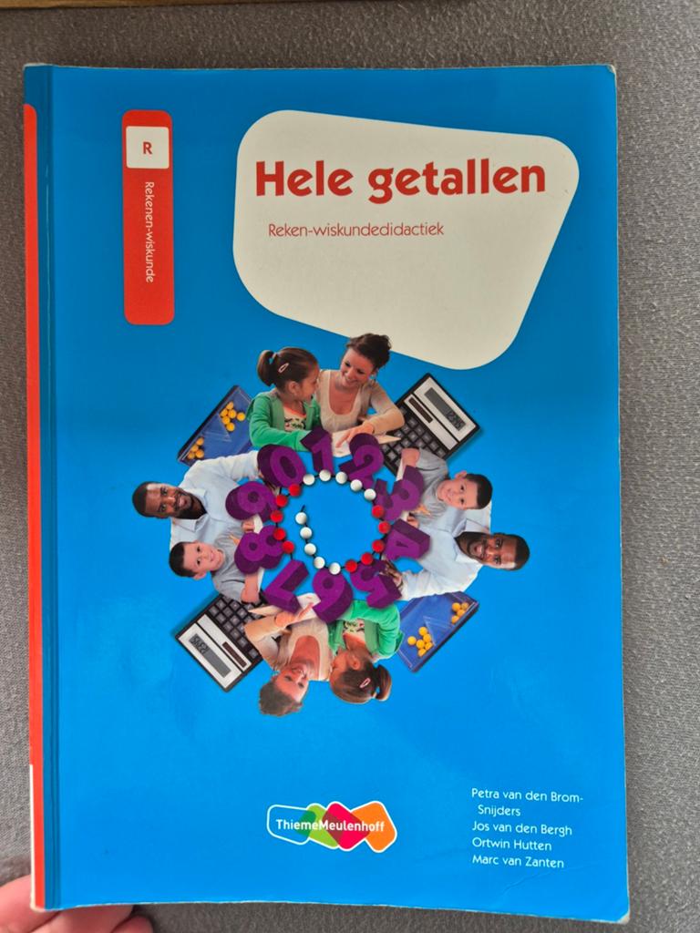 Hele getallen - Reken-wiskundedidactiek, Boeken, Zo goed als nieuw, Petra van den Brom-Snijders, Beta, HBO