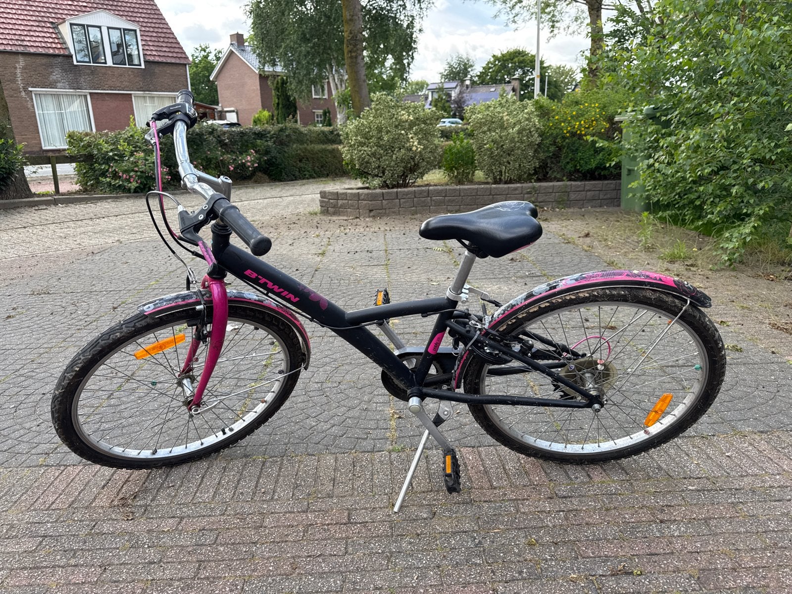 Btwin Poply 500 kinderfiets 24” - 6 versnellingen, Fietsen en Brommers, Fietsen | Meisjes, Ophalen of Verzenden, Gebruikt, Versnellingen