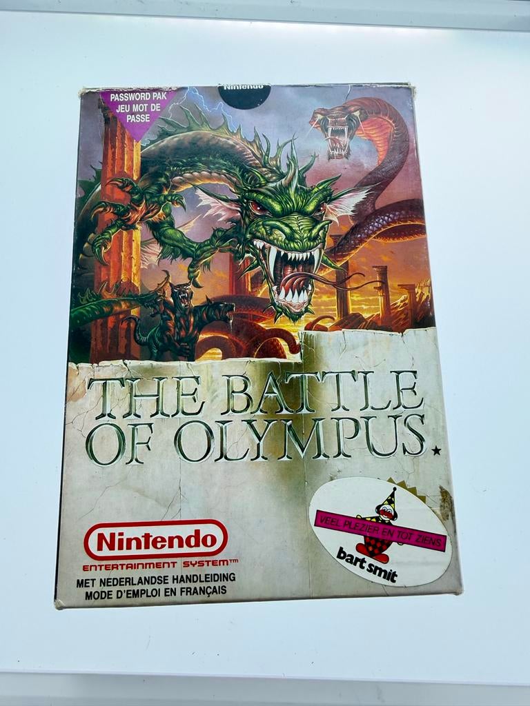 The Battle of Olympus NES - Compleet met doos en handleiding, Spelcomputers en Games, Games | Nintendo NES, Avontuur en Actie