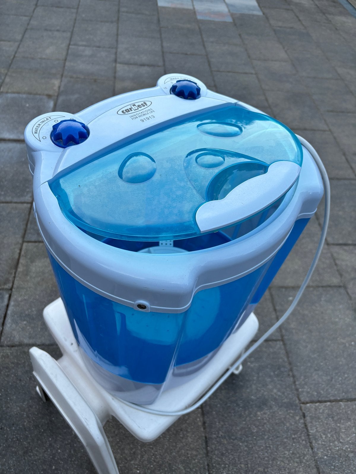 Carbest Mini Wasmachine 1.8kg - Ideaal voor onderweg, Ophalen, Minder dan 1200 toeren, Minder dan 85 cm, Minder dan 4 kg