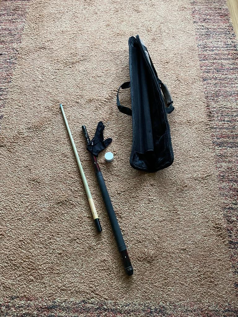 Biljartkeu, Ophalen of Verzenden, Gebruikt, Keu of Ballen