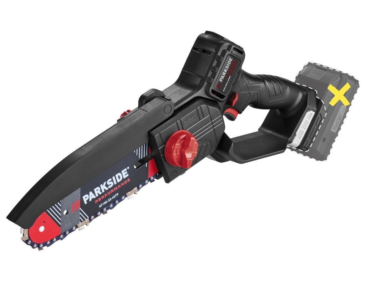 Parkside Performance Accu Kettingzaag - Nieuw, Doe-het-zelf en Verbouw, Gereedschap | Boormachines, Ophalen of Verzenden, Zo goed als nieuw