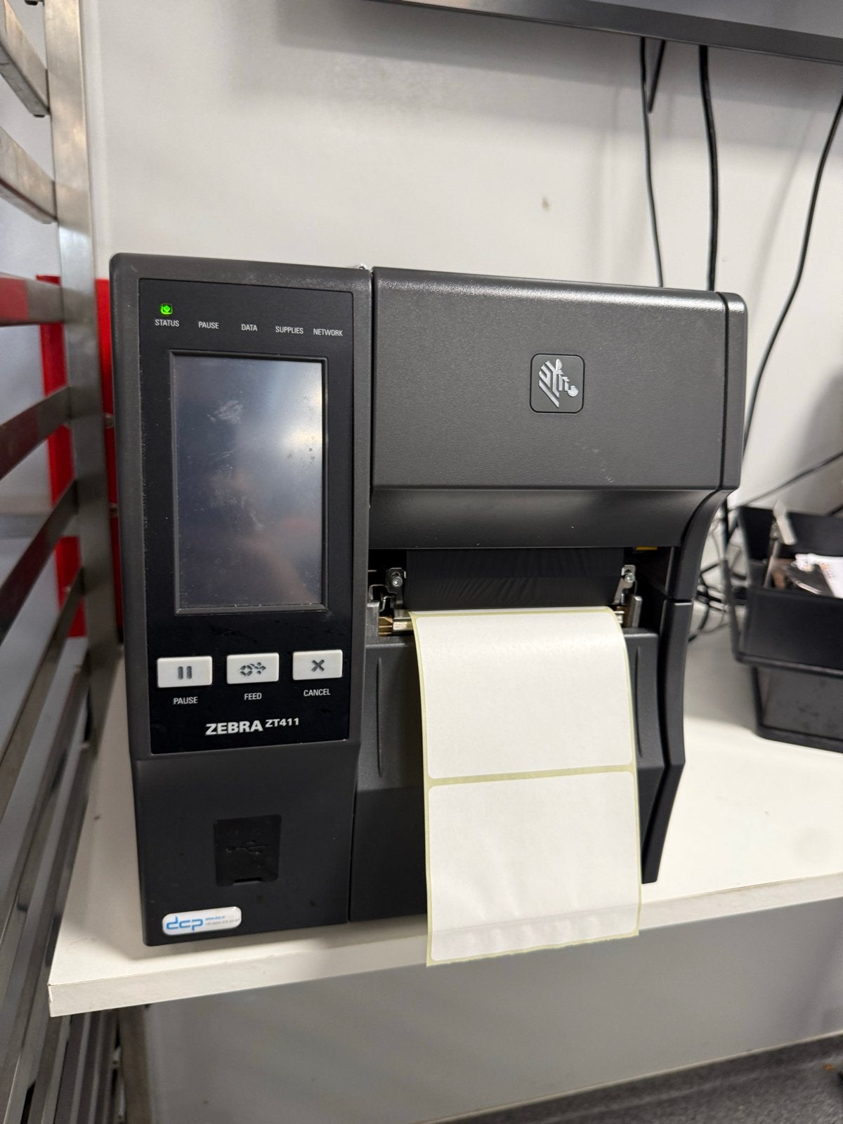 Zebra ZT411 Labelprinter - Zo goed als nieuw, Computers en Software, Printers, Ophalen, Zwart-en-wit printen, Printer, Zo goed als nieuw