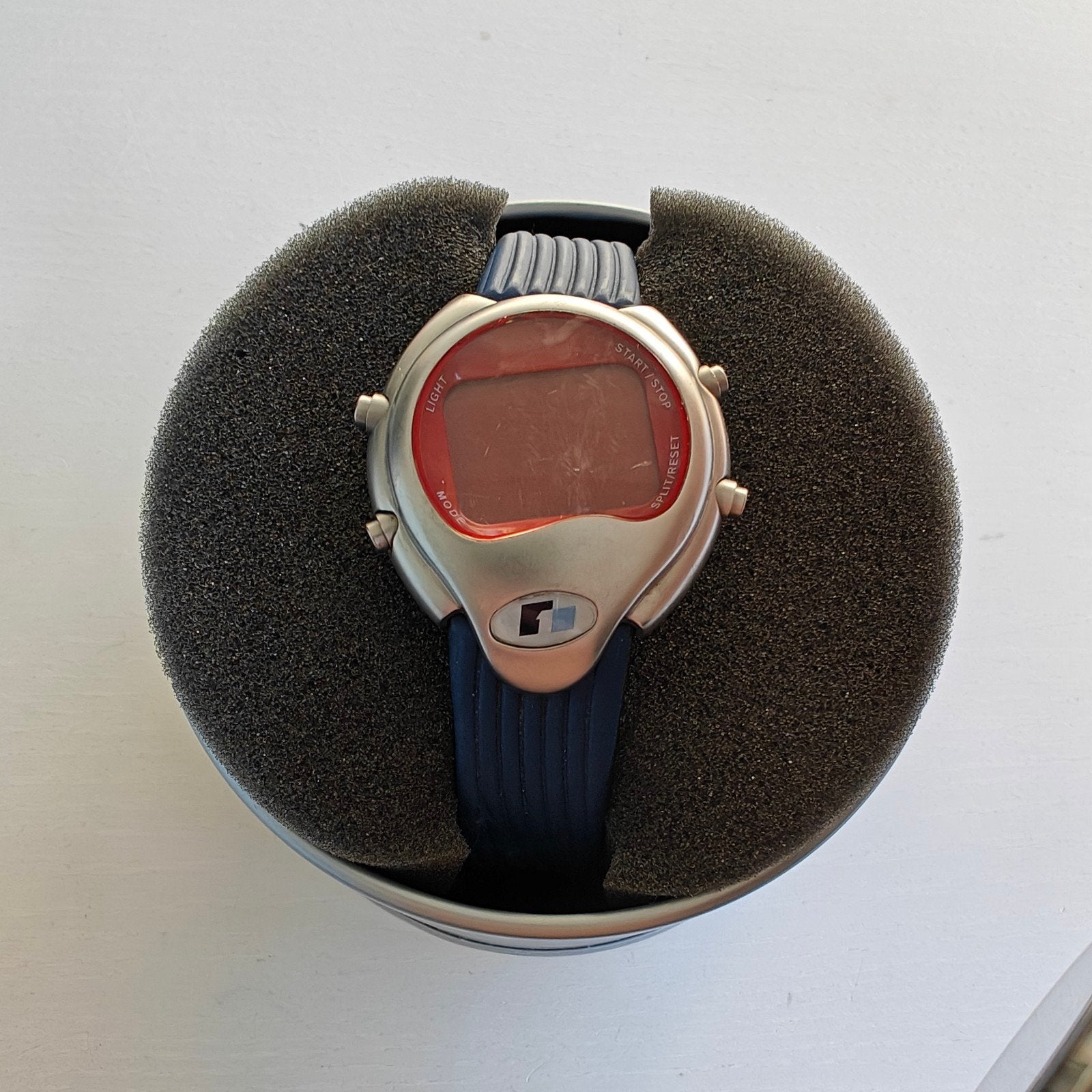 BMW Williams F1 digitaal horloge uit 2001, Overige merken, Gebruikt, Staal, Polshorloge