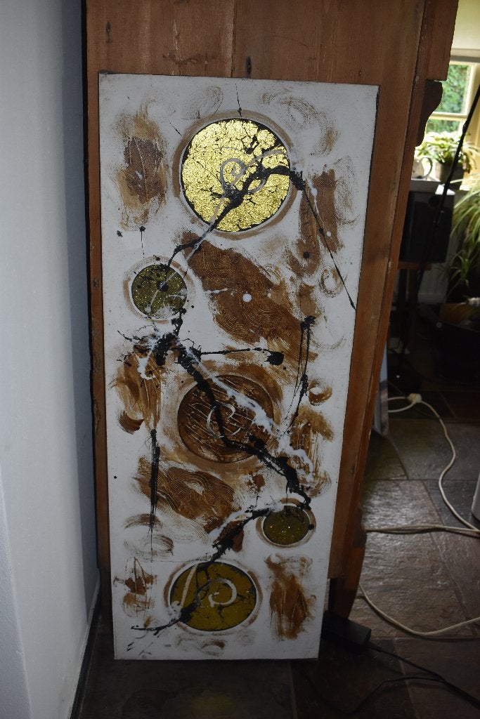 Canvas / doek / schilderij Bali, Ophalen, Gebruikt, Oosters, 45 cm