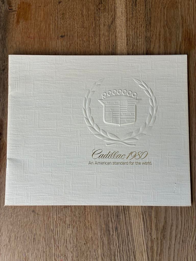 1980 Cadillac brochure, Ophalen of Verzenden, Zo goed als nieuw, Overige merken