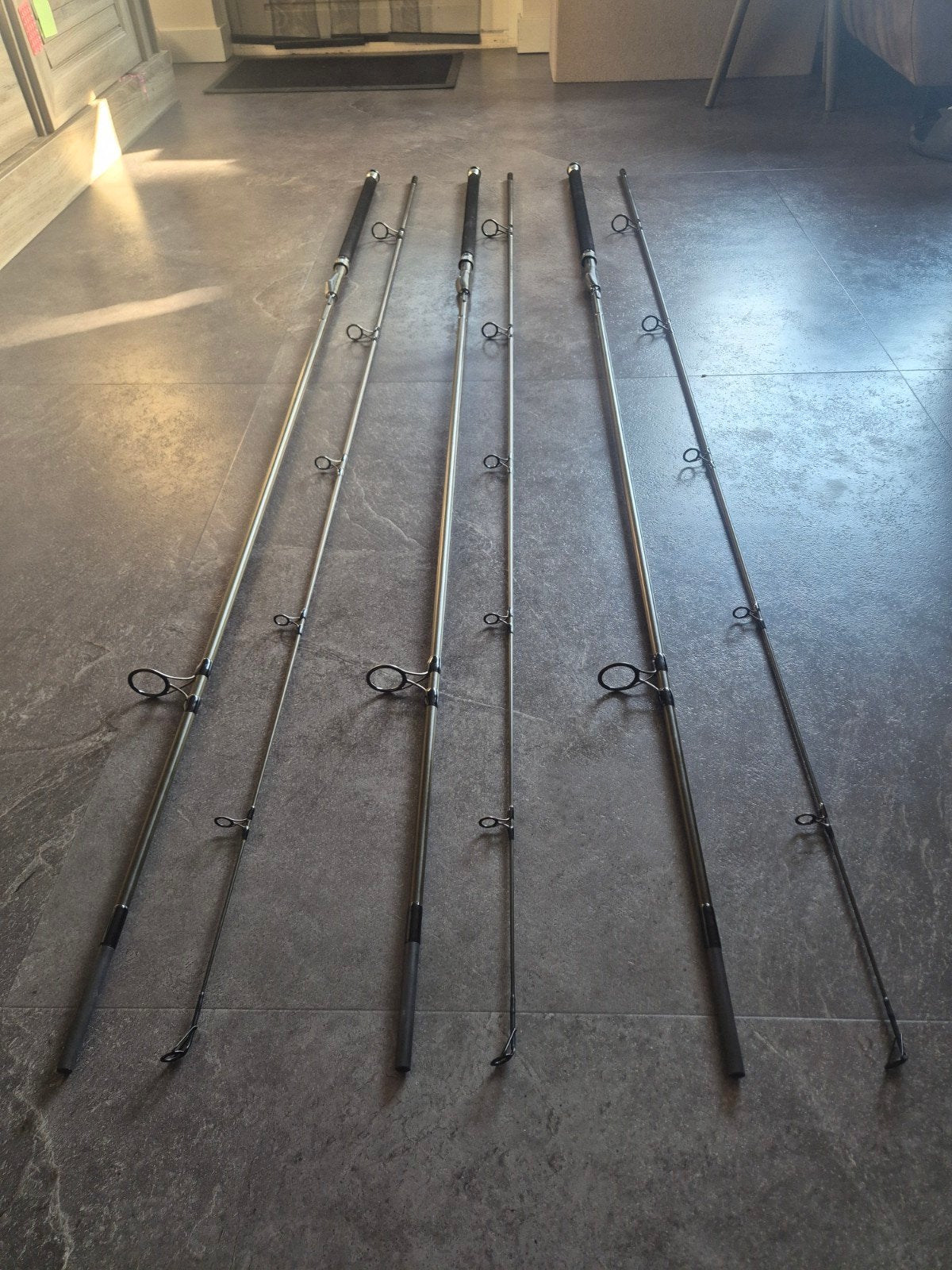 3 Fox Legend Karperhengels 12ft 2¾lb collecters item ZGAN!!!, Watersport en Boten, Ophalen, Zo goed als nieuw, Werphengel