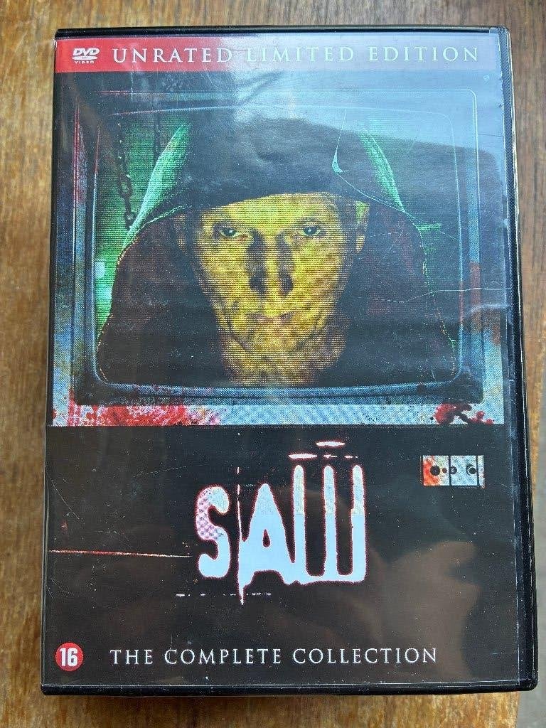Saw saw deel 1-2-3-4-5-6-7- serie COMPLEET : HORROR slasher, Vanaf 16 jaar, Ophalen of Verzenden, Zo goed als nieuw, Slasher