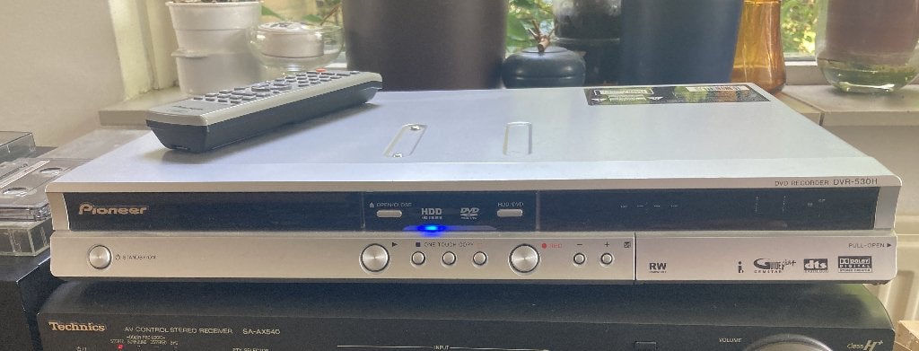 Pioneer DVD-HDD recorder (DVR-530H) met afstandsbediening, Ophalen of Verzenden, Zo goed als nieuw, Harddiskrecorder, Met dvd-recorder