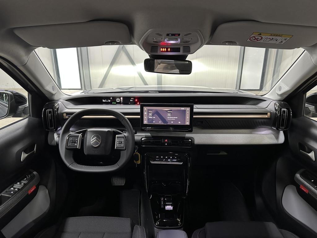 Citroën C3 Aircross 1.2 Hybrid 145pk Plus | Apple Carplay/A, Auto's, Stof, Gebruikt, Zwart, 1199 cc