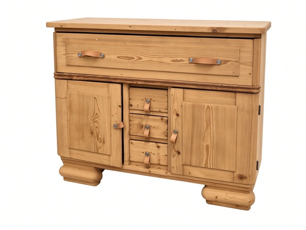 Grenen  kastje dressoir, Ophalen, Gebruikt, 100 tot 150 cm, 75 cm of meer