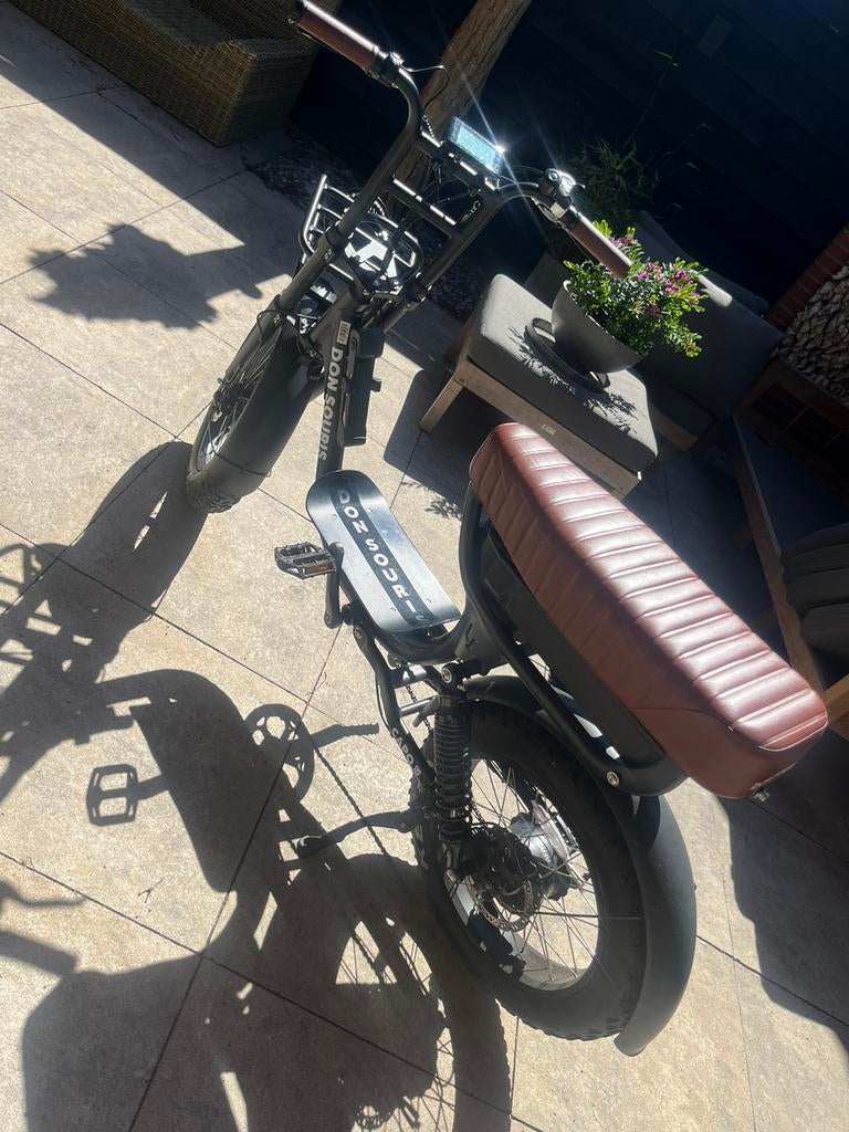 Fatbike Don Souris met bruin zadel, Minder dan 30 km per accu, Gebruikt, 59 cm of meer, Ophalen