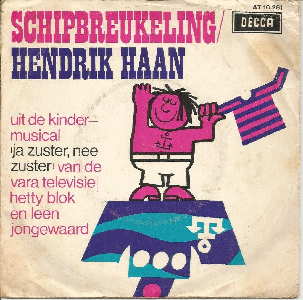VERKOCHT Hetty Blok En Leen Jongewaard – Schipbreukeling, Cd's en Dvd's, Gebruikt, Fotohoes, 7 inch, Ophalen of Verzenden