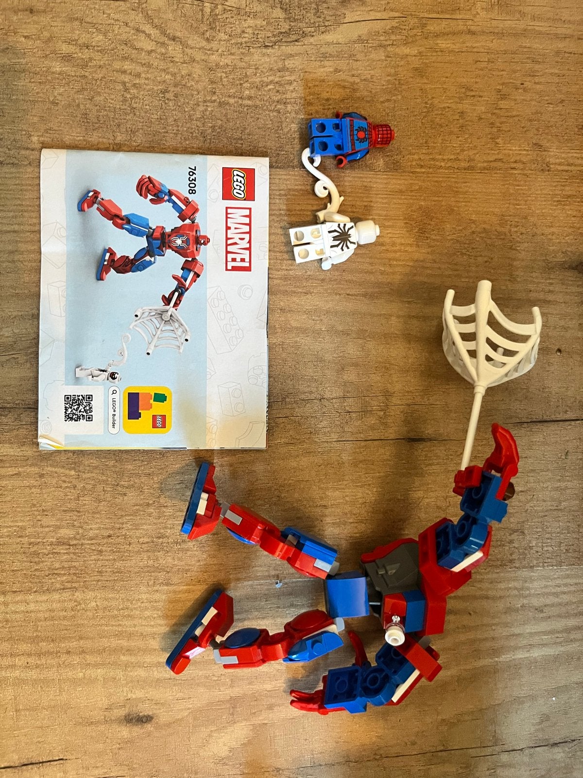 LEGO Marvel 76308 Spider-Man Mech, Ophalen of Verzenden, Zo goed als nieuw