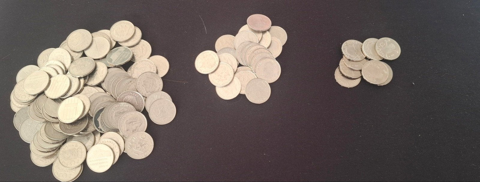 131 Nikkelen Guldens Juliana/Beatrix, incl. Loeki & Troonwi, Postzegels en Munten, Ophalen of Verzenden, Koningin Juliana, 1 gulden