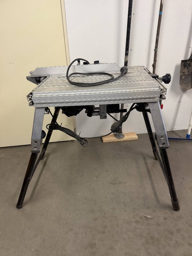 Festool zaagtafel Basis plus1A/t incl invalzaag ATF 55 E, Ophalen, Gebruikt, Invalzaag, 30 tot 70 mm