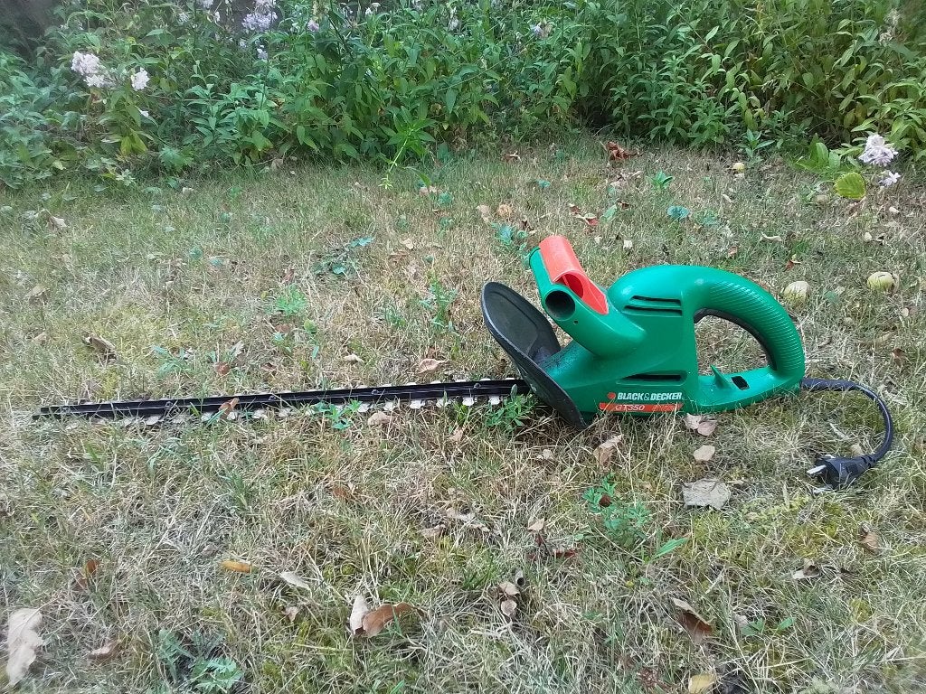 Elektrische heggenschaar - Bosch - messen 51 cm lang, Ophalen, Zo goed als nieuw, Elektrisch, Bosch