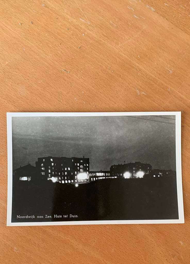 Ansichtkaart noordwijk aan zee Huis ter duin, Ophalen of Verzenden, 1940 tot 1960, Zuid-Holland